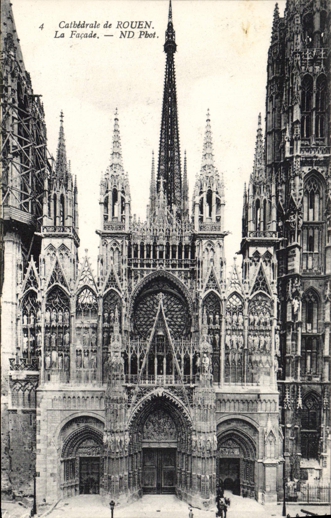 CPA Cathedrale de Rouen La Facade 