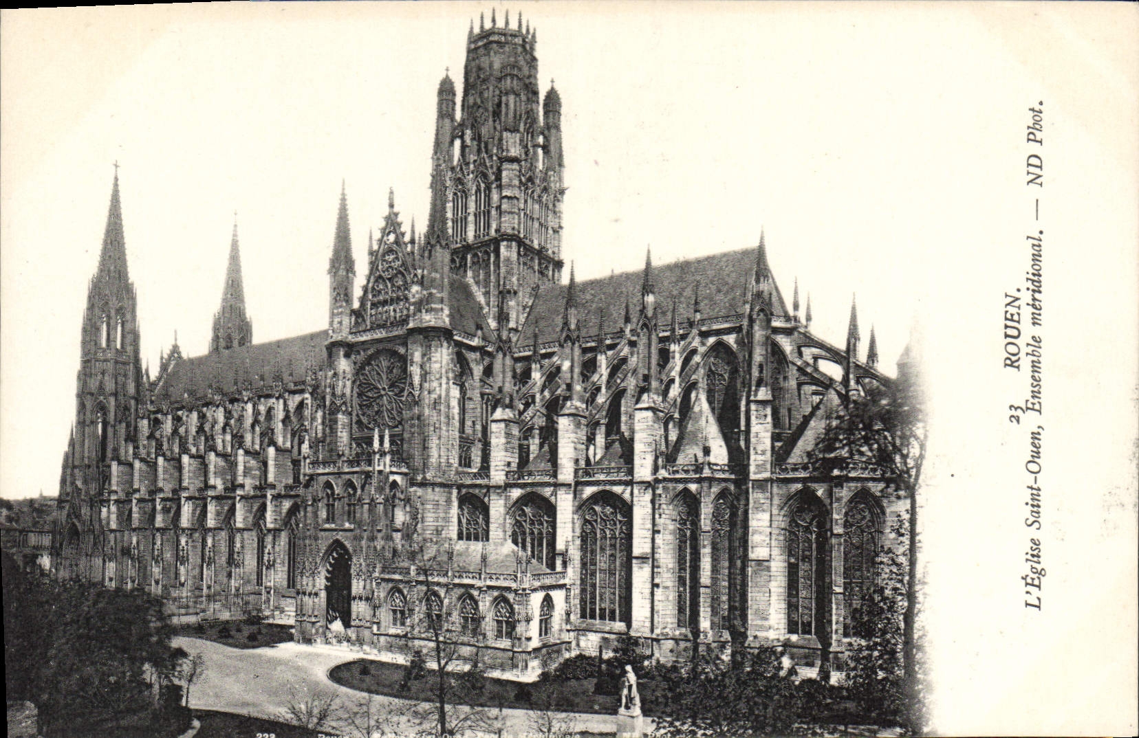 CPA Rouen L'Eglise Saint Ouen Ensemble meridional 