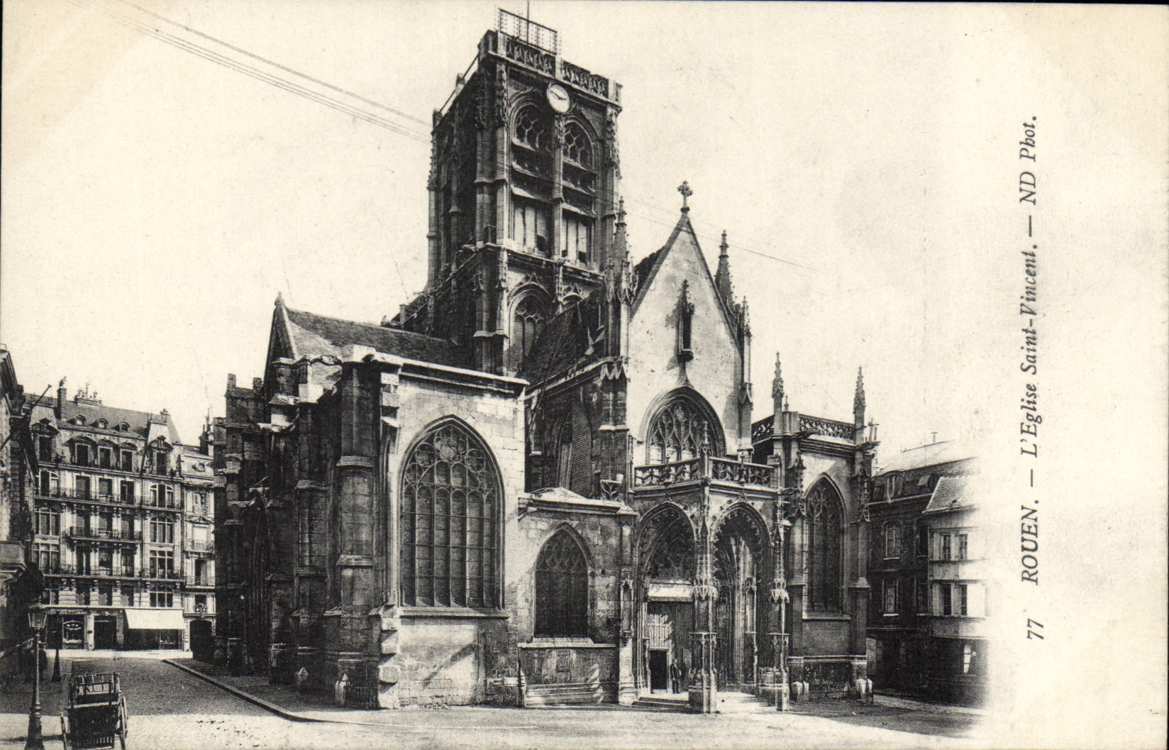 CPA Rouen L'Eglise Saint Vincent 