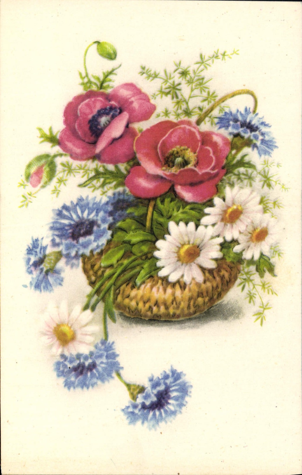 CPA Fantaisie Fleurs