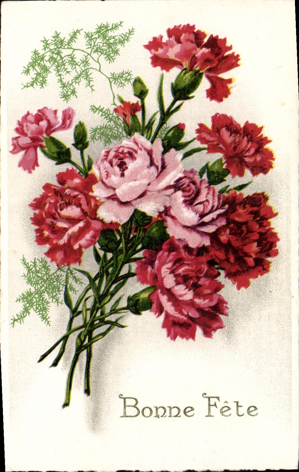 CPA Bonne Fete Fleurs