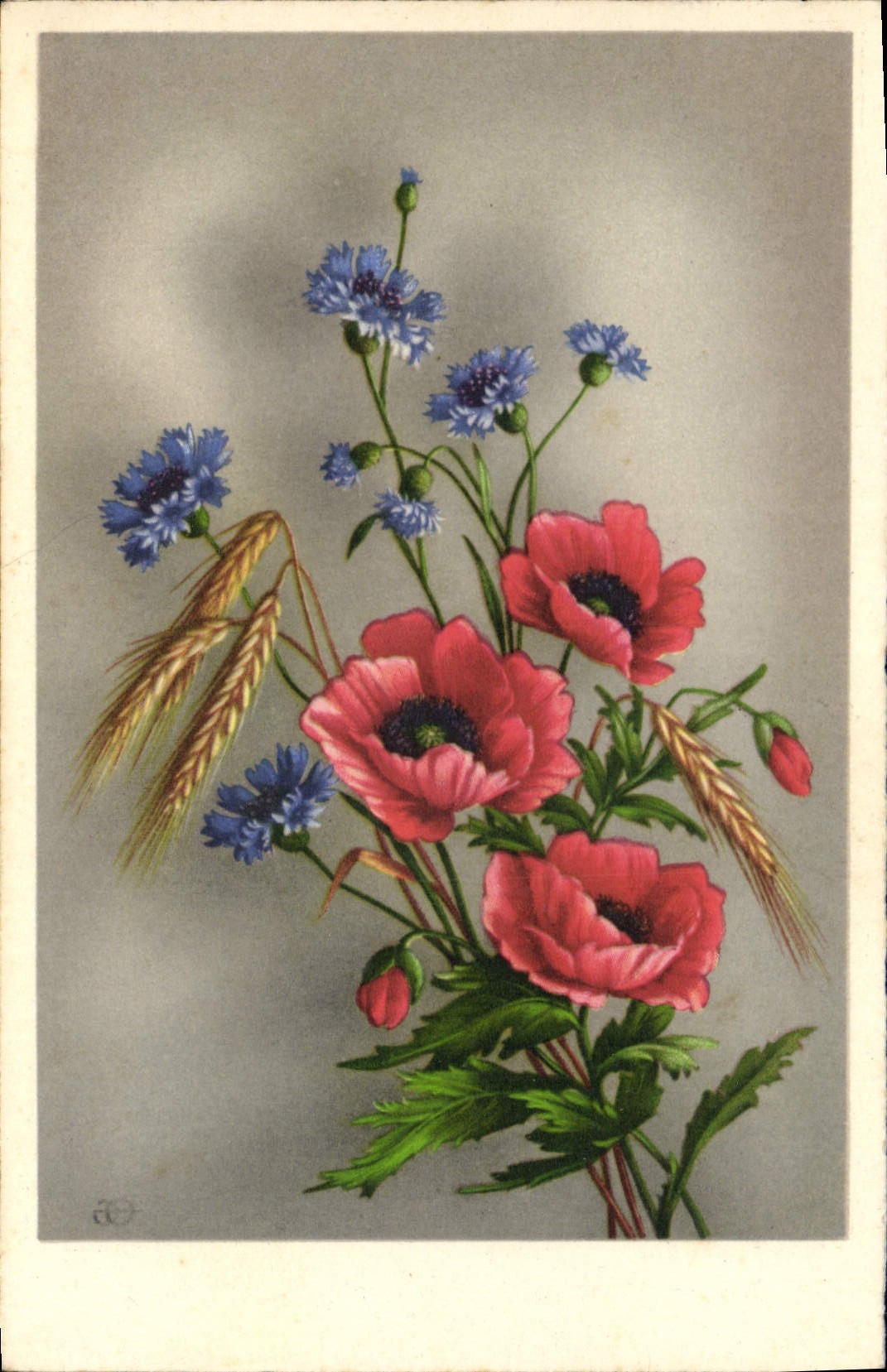 CPA Fantaisie Fleurs