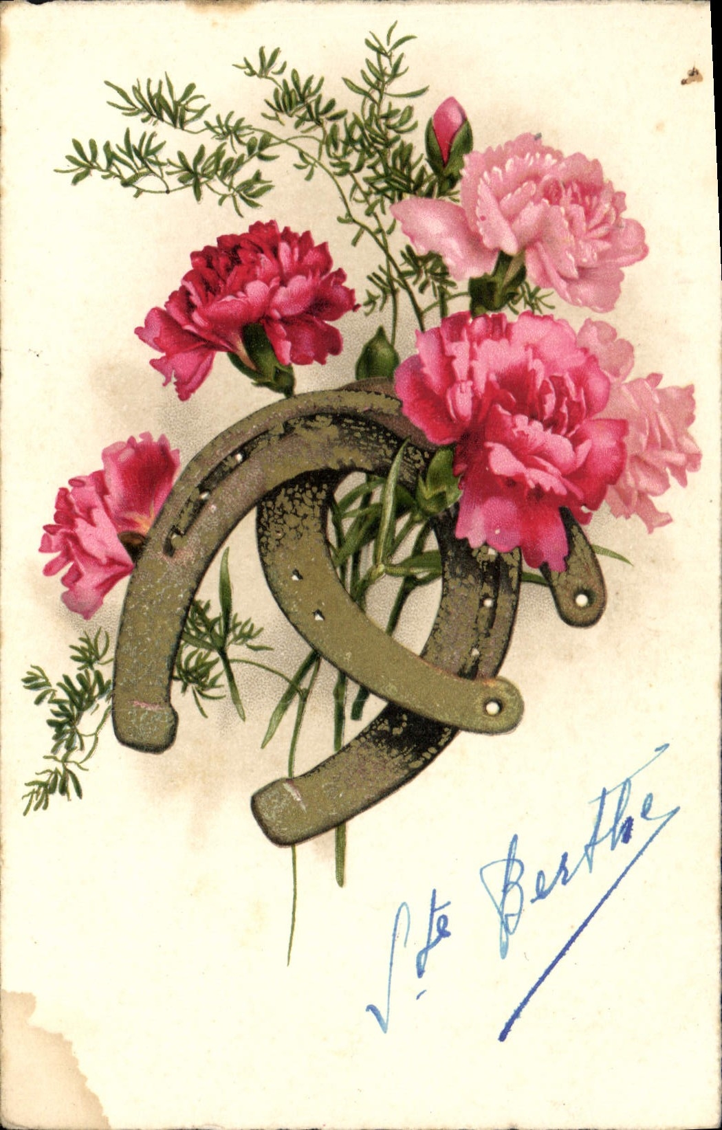 CPA Fantaisie Fleurs