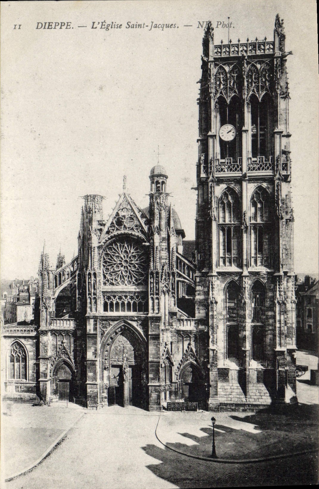 CPA Dieppe L'Eglise Saint Jacques 
