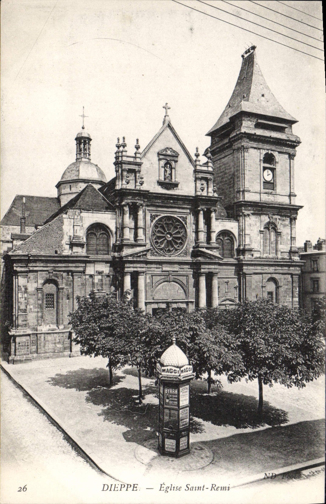 CPA Dieppe Eglise Saint Remi 