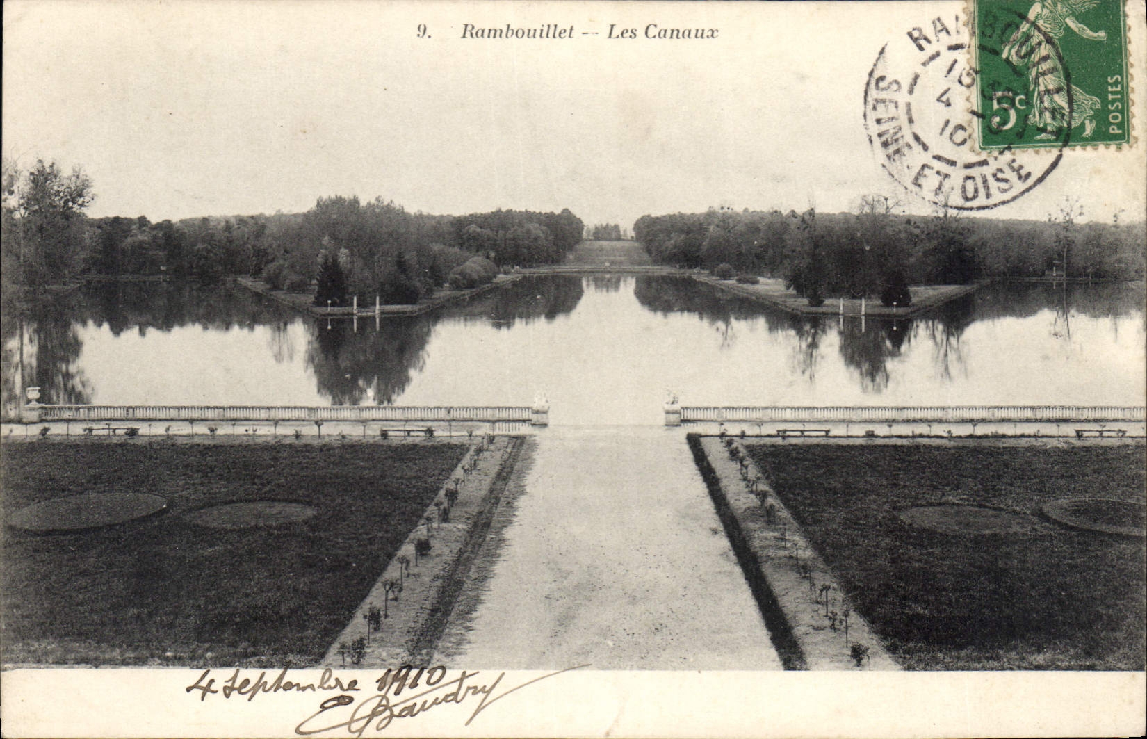 CPA Rambouillet Les Canaux 