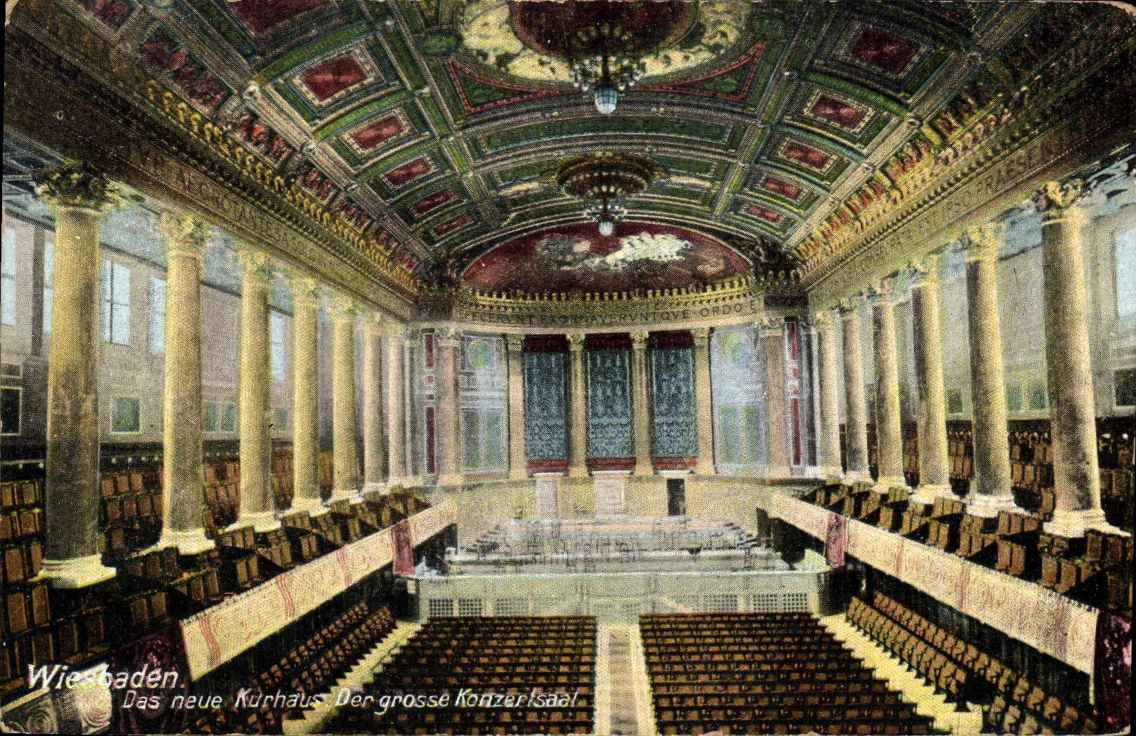 CPA Wiesbaden Des neue Kurhaus Der grosse Konzertsaal 