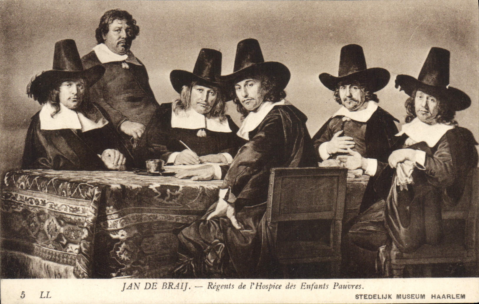 CPA Jan de Braij Regents de l'Hospice des Enfants Pauvres 