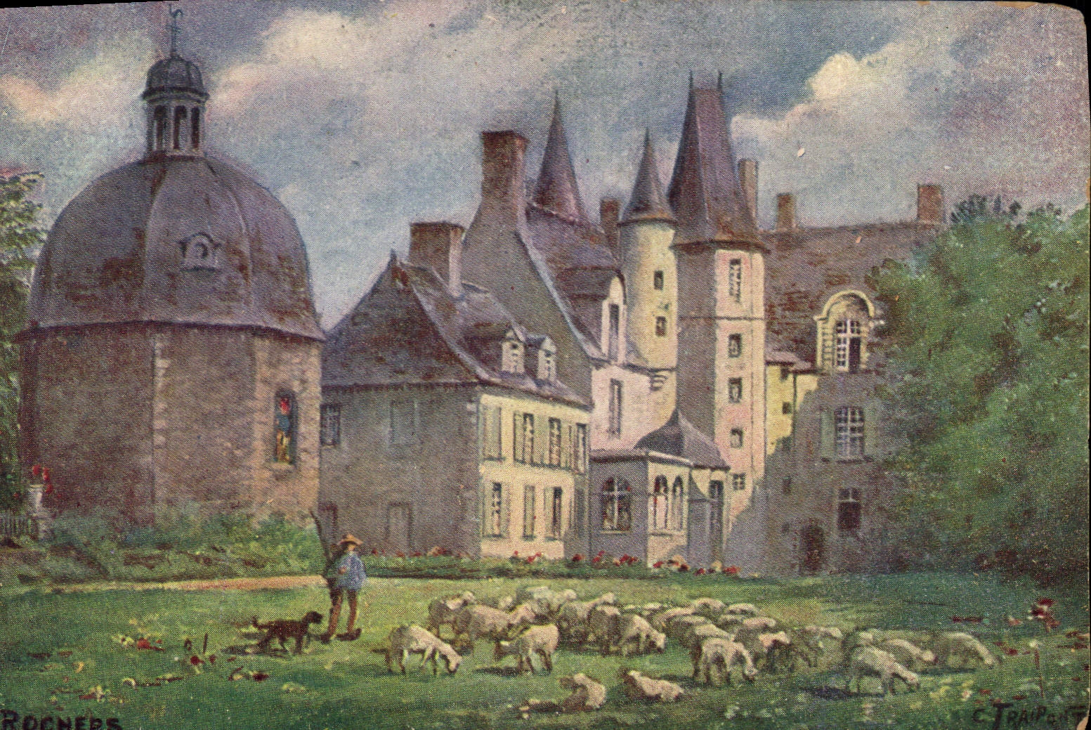 CPA Château Les Rochers