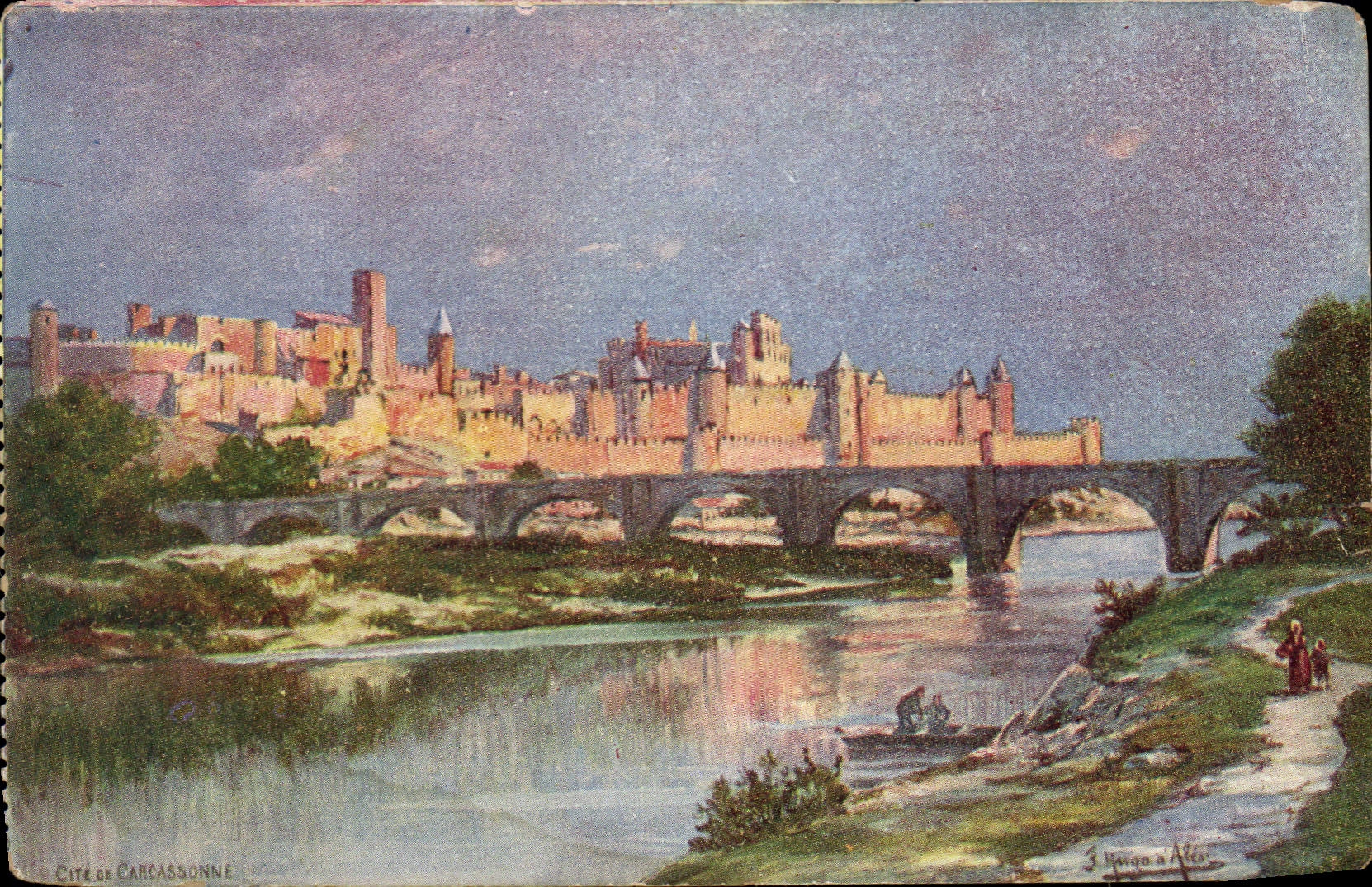 CPA cite de Carcassonne