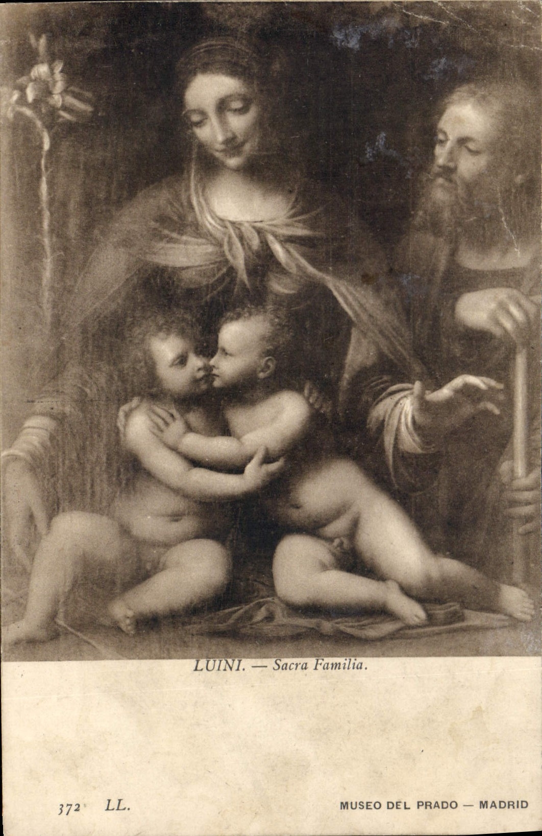 CPA Luini Sacra Familia 