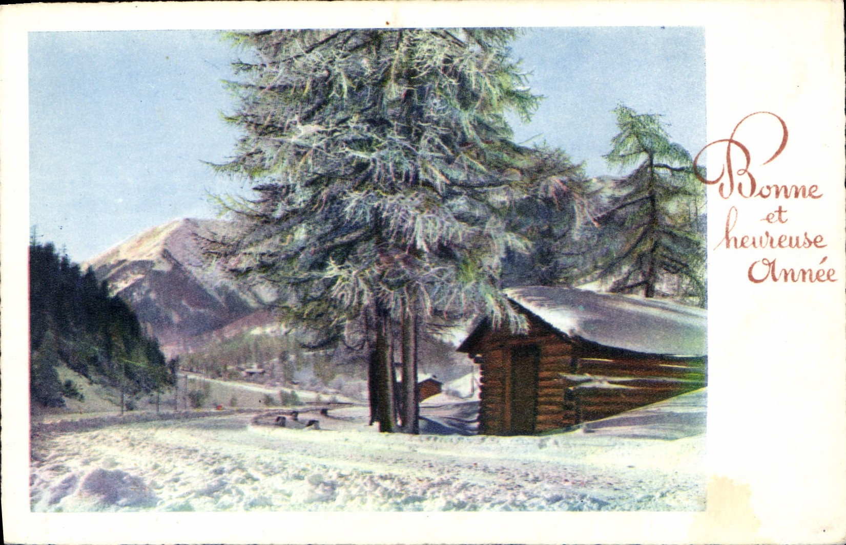 CPA Bonne et Heureuse Annee 