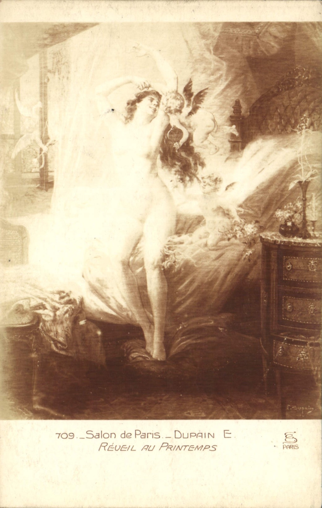 CPA Salon de Paris Dupain E Reueil au Printemps