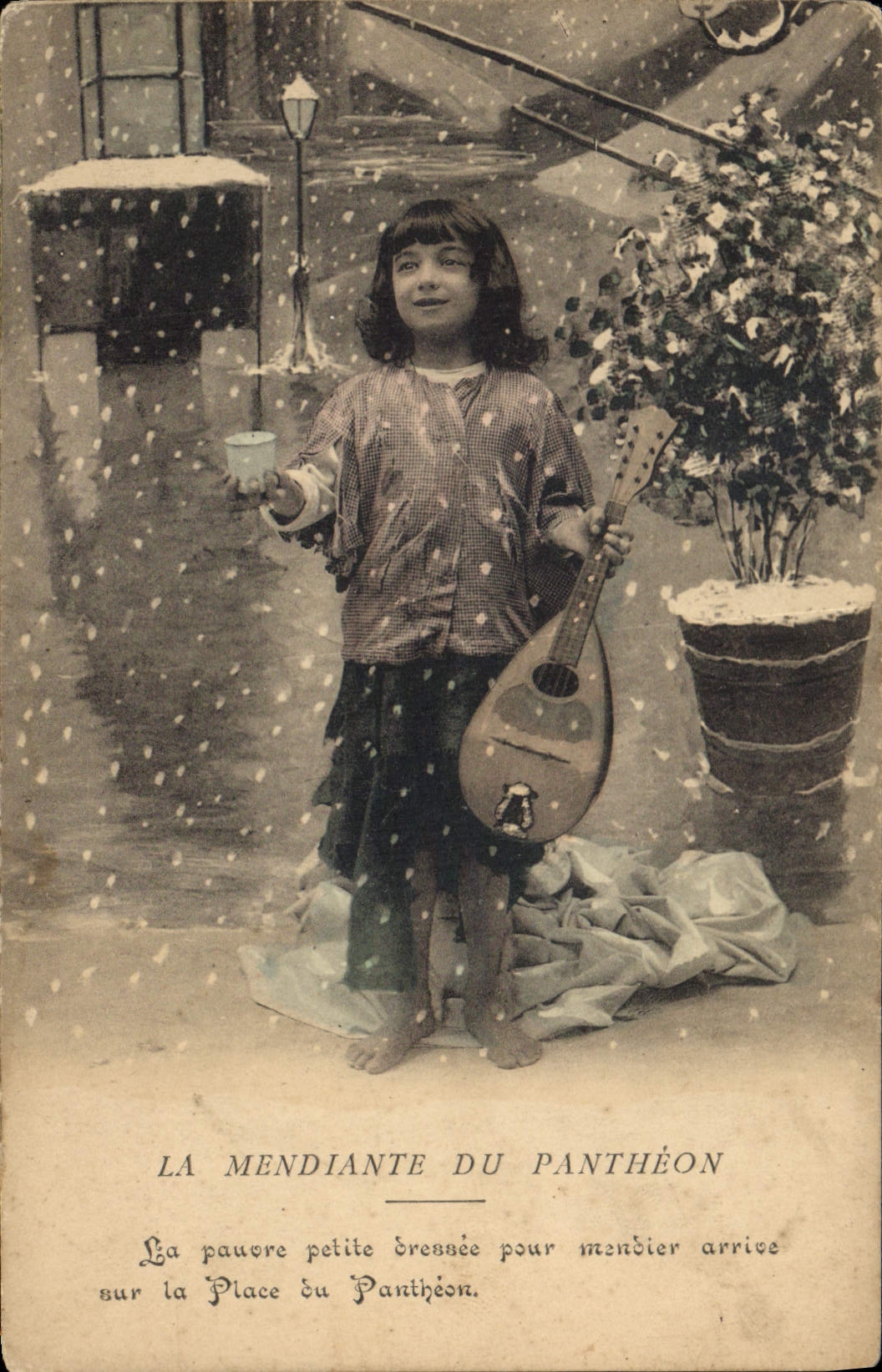 CPA La Mendiante du Pantheon 