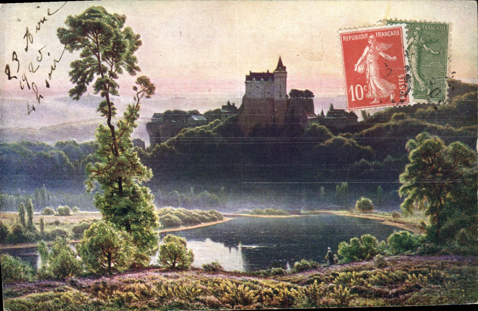 CPA Bonne Fete Château