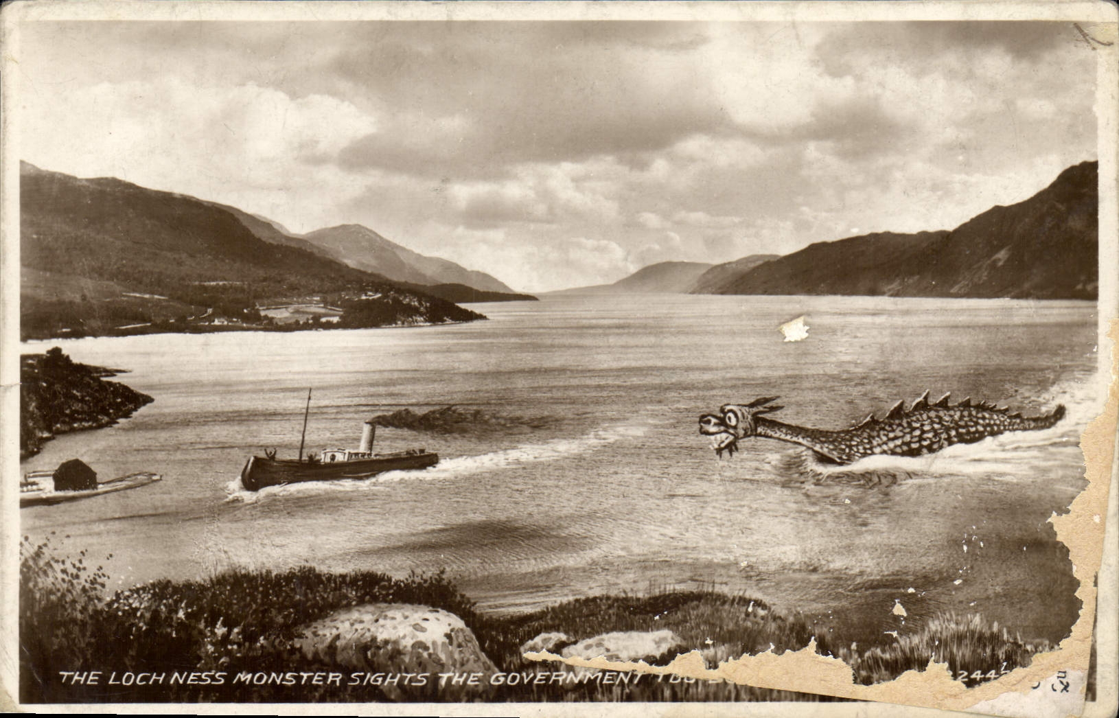 CPA The Loch Ness monster sights the gouvernment tours 