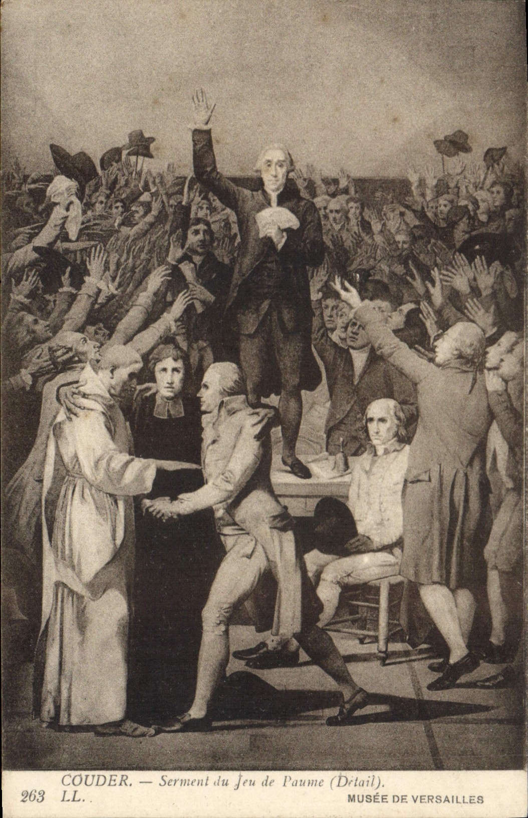 CPA Couder Serment du Jeu de Paume Musee de Versailles 