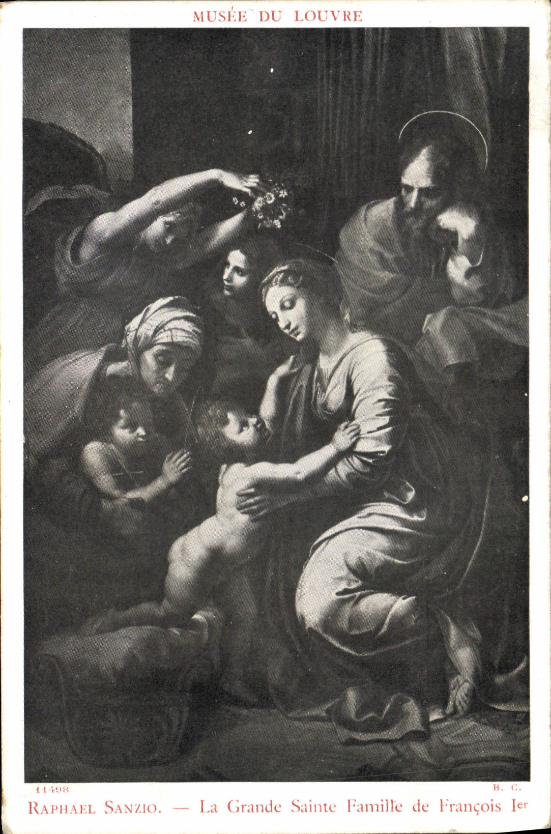 CPA Musee de Louvre Raphael Sanzio La Grande Sainte Famille de Francois I