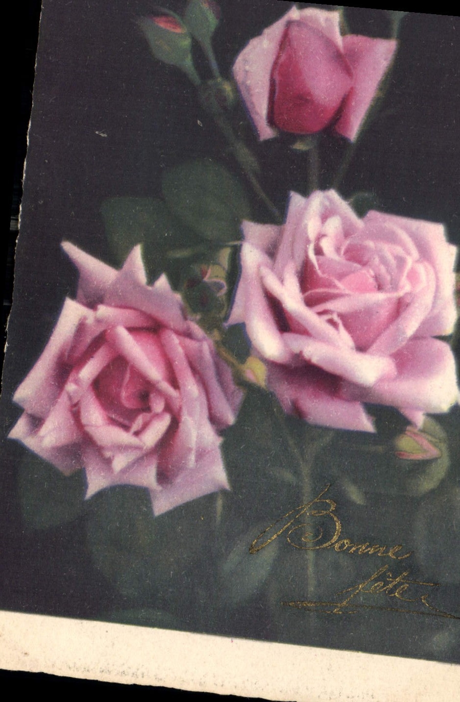 CPA Bonne Fete Fleurs