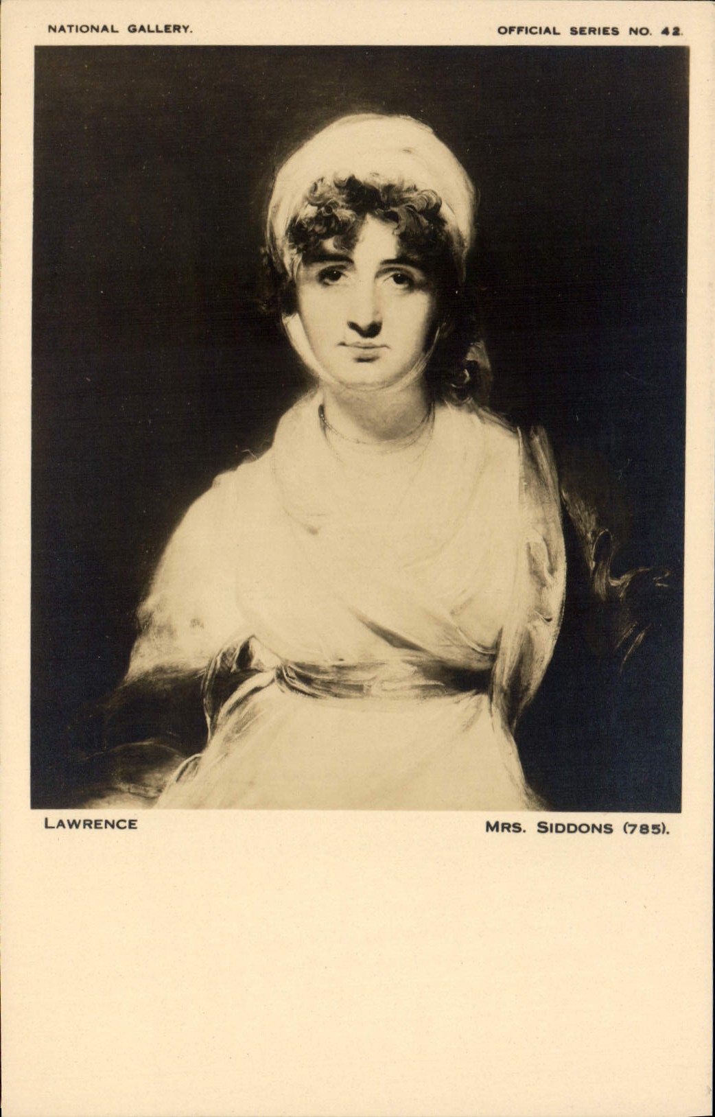 CPA National Gallery Lawrence Mrs Siddons