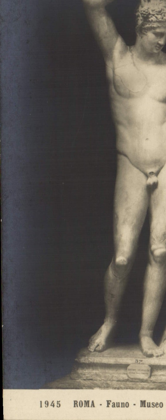 CPA Roma Fauno Museo 