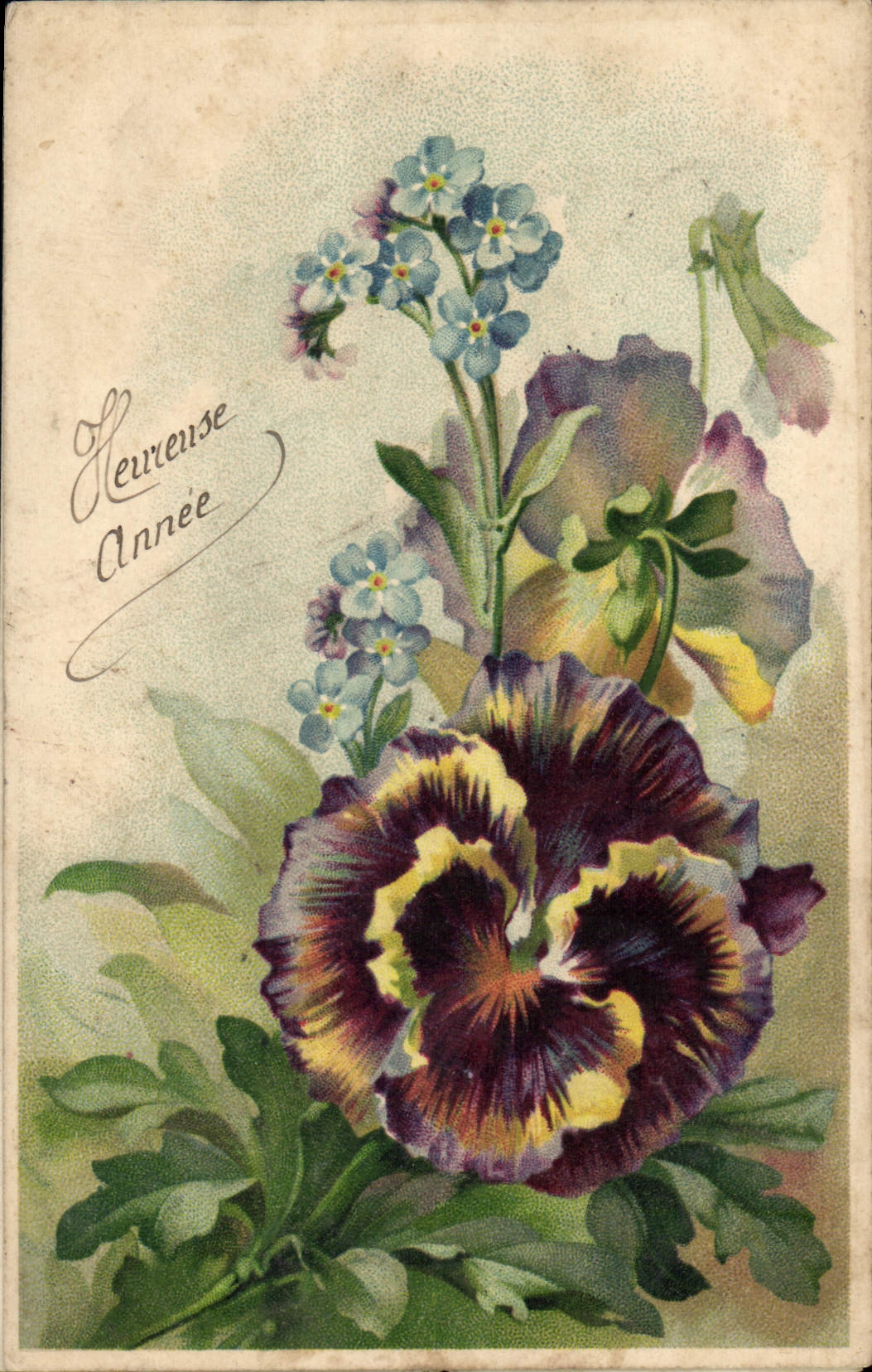 CPA Fantaisie Fleurs