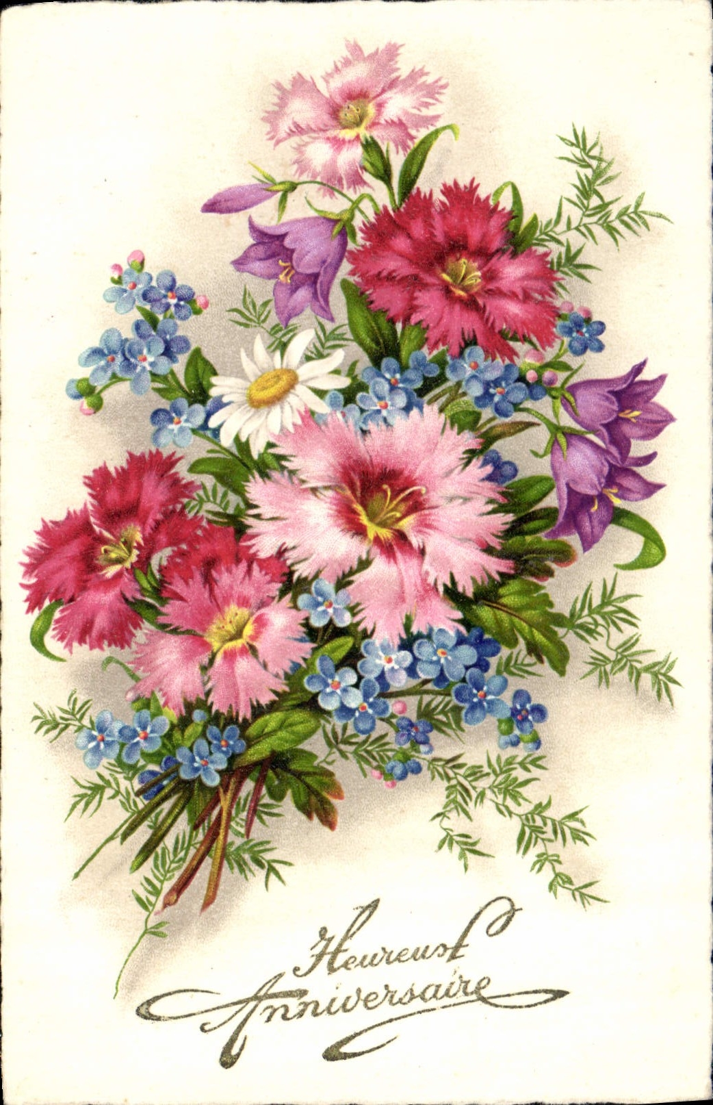 CPA Fantaisie Fleurs