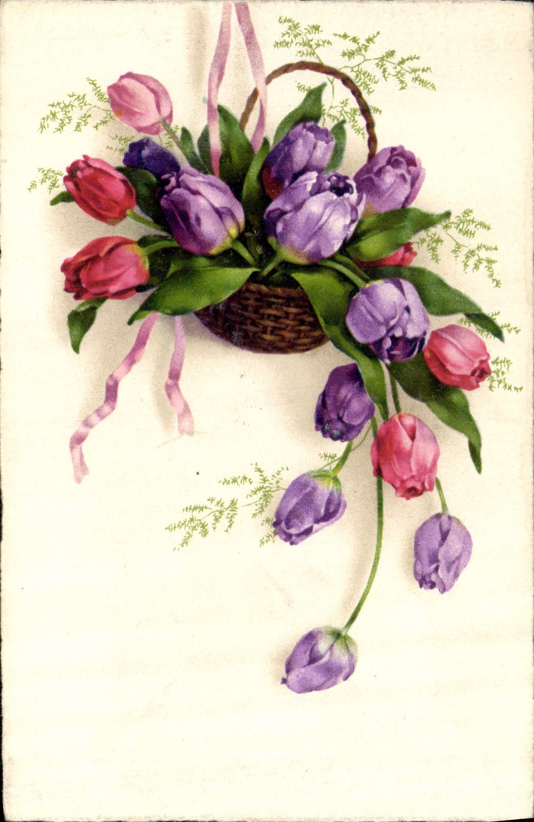 CPA Fantaisie Fleurs