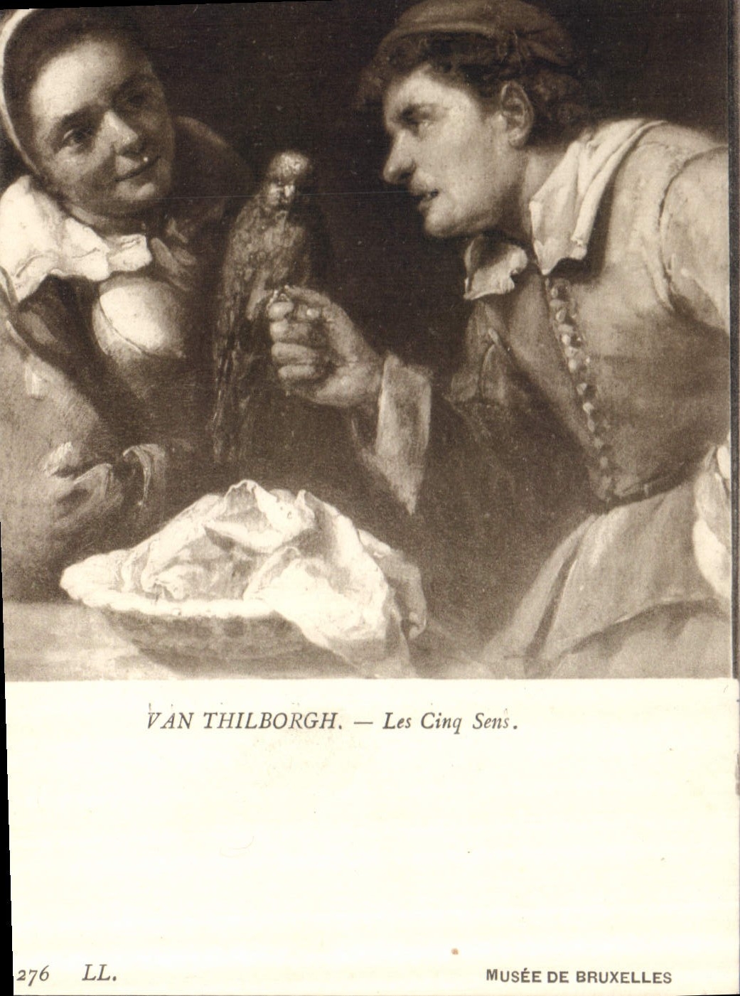 CPA Van Thilborgh Les Cinq Sens 