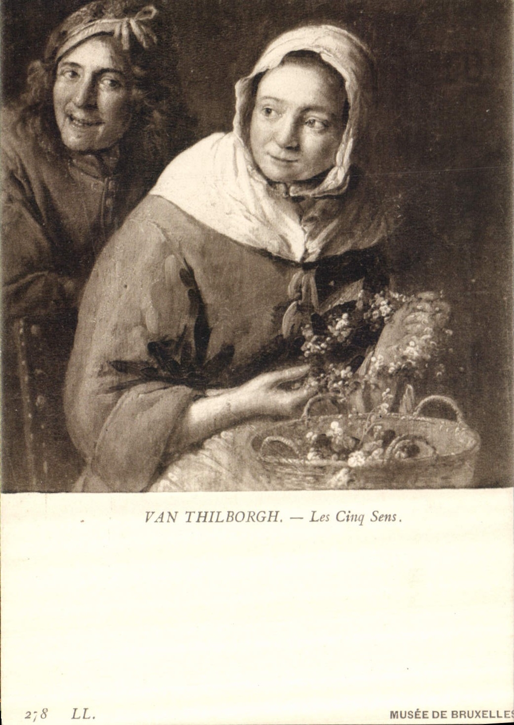 CPA Van Thilborgh Les Cinq Sens 