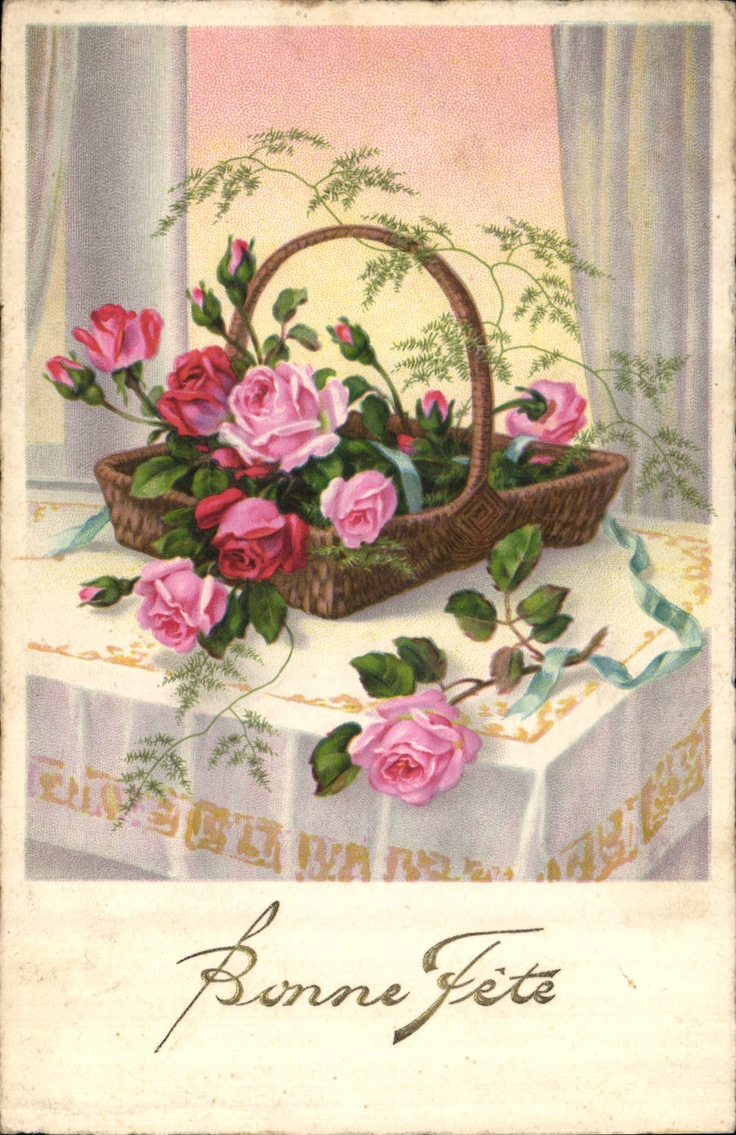 CPA Fantaisie Fleurs