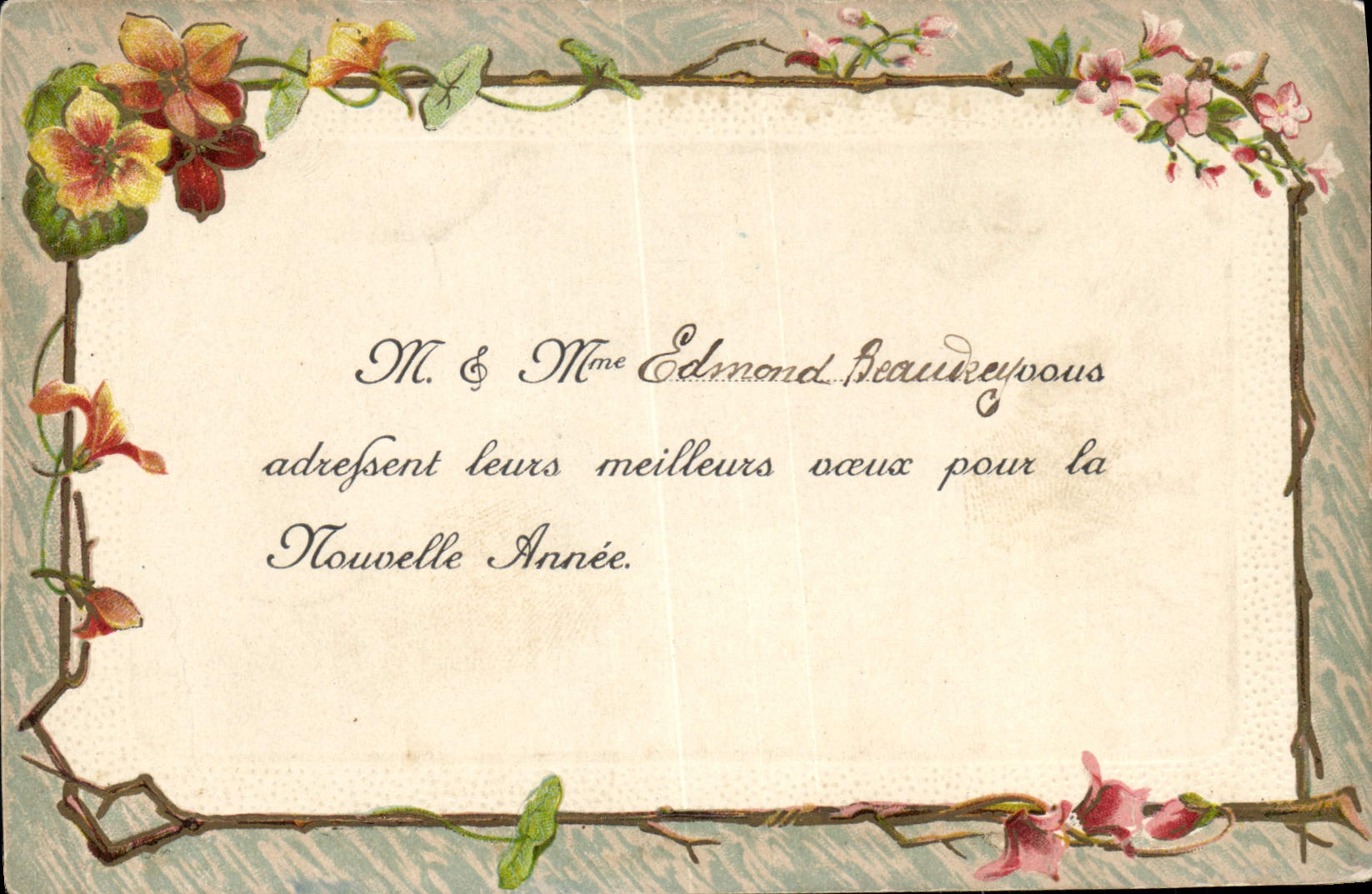 CPA Fantaisie Fleurs