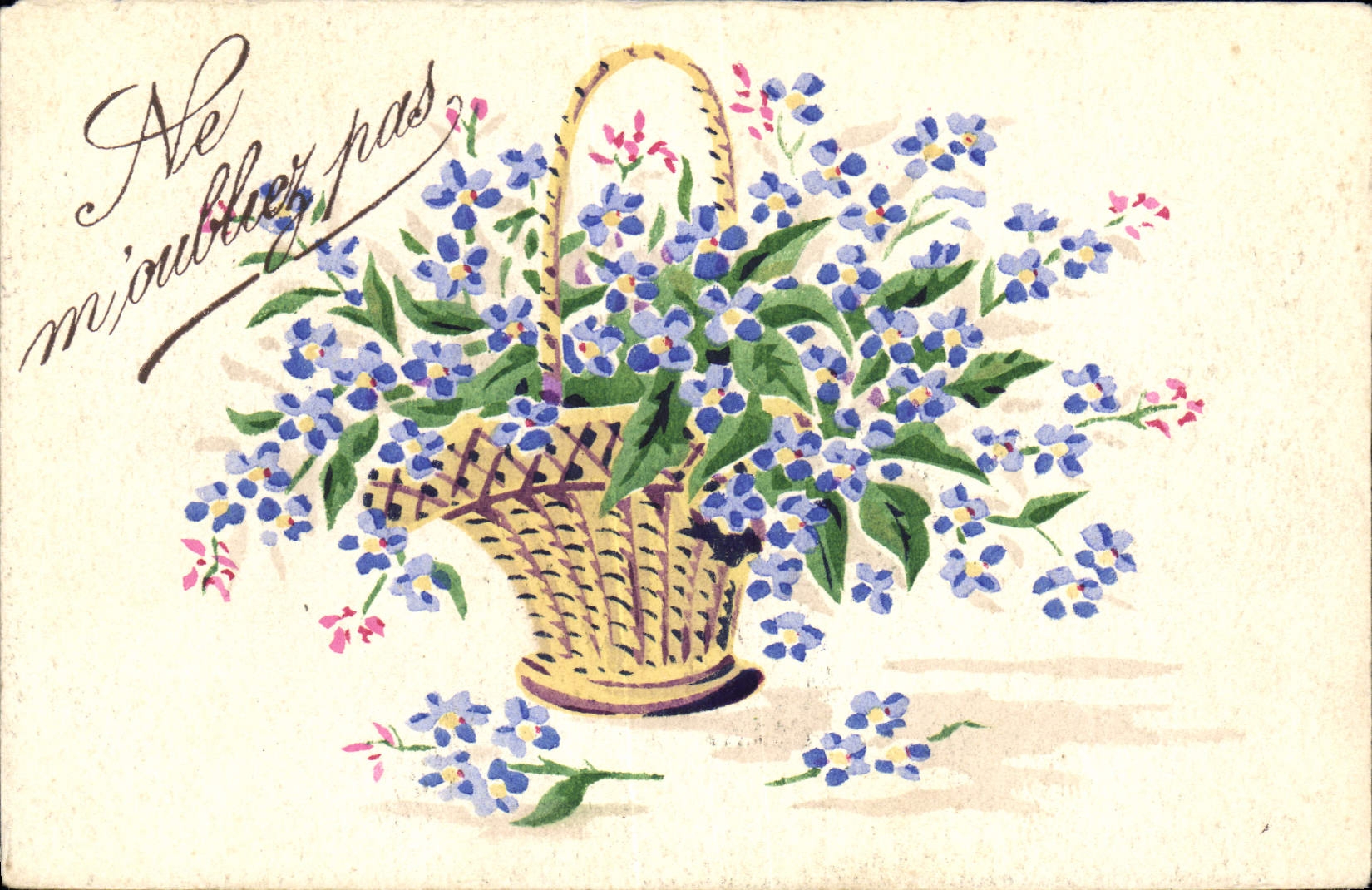 CPA Fantaisie Fleurs