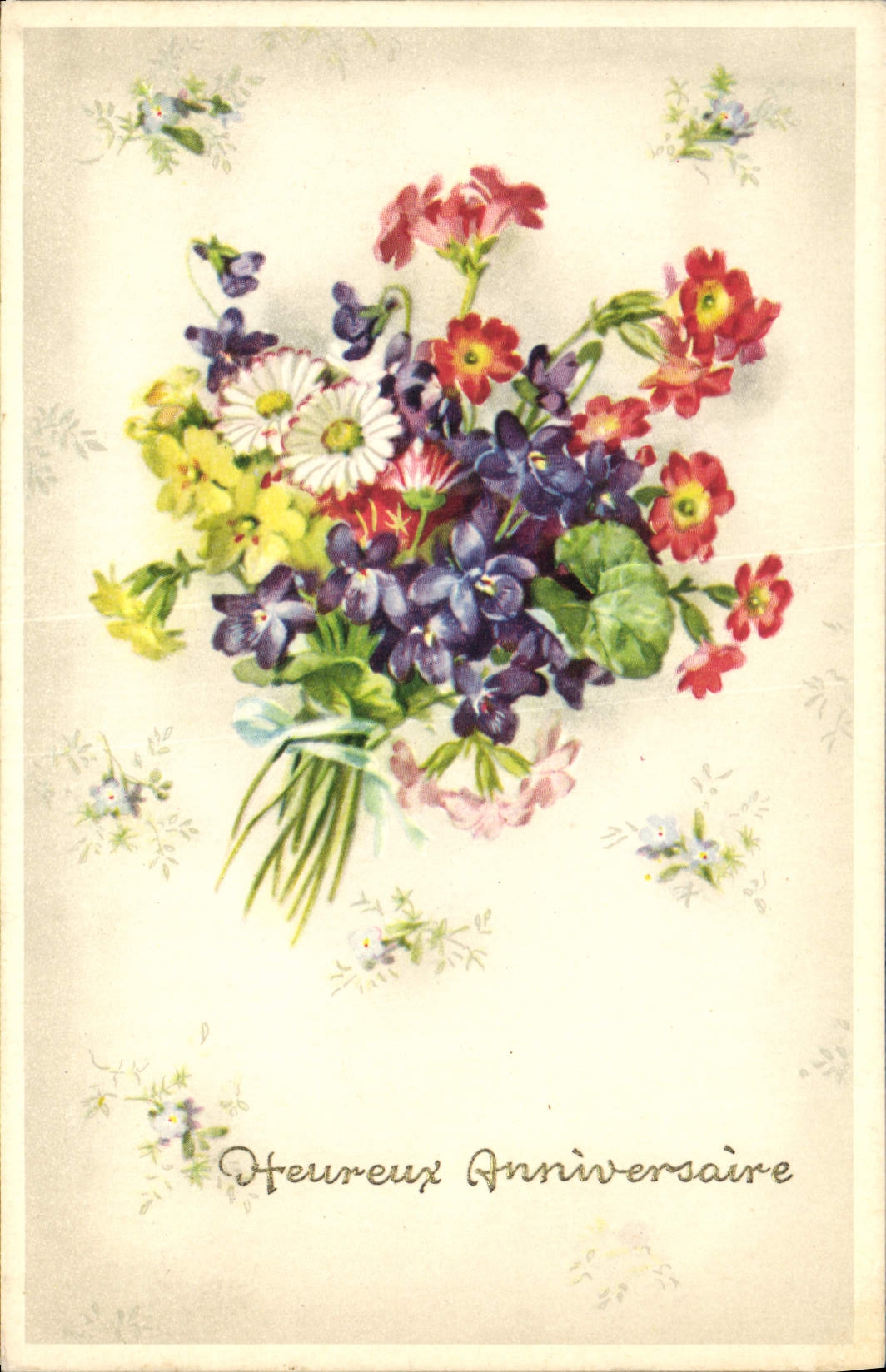 CPA Fantaisie Fleurs