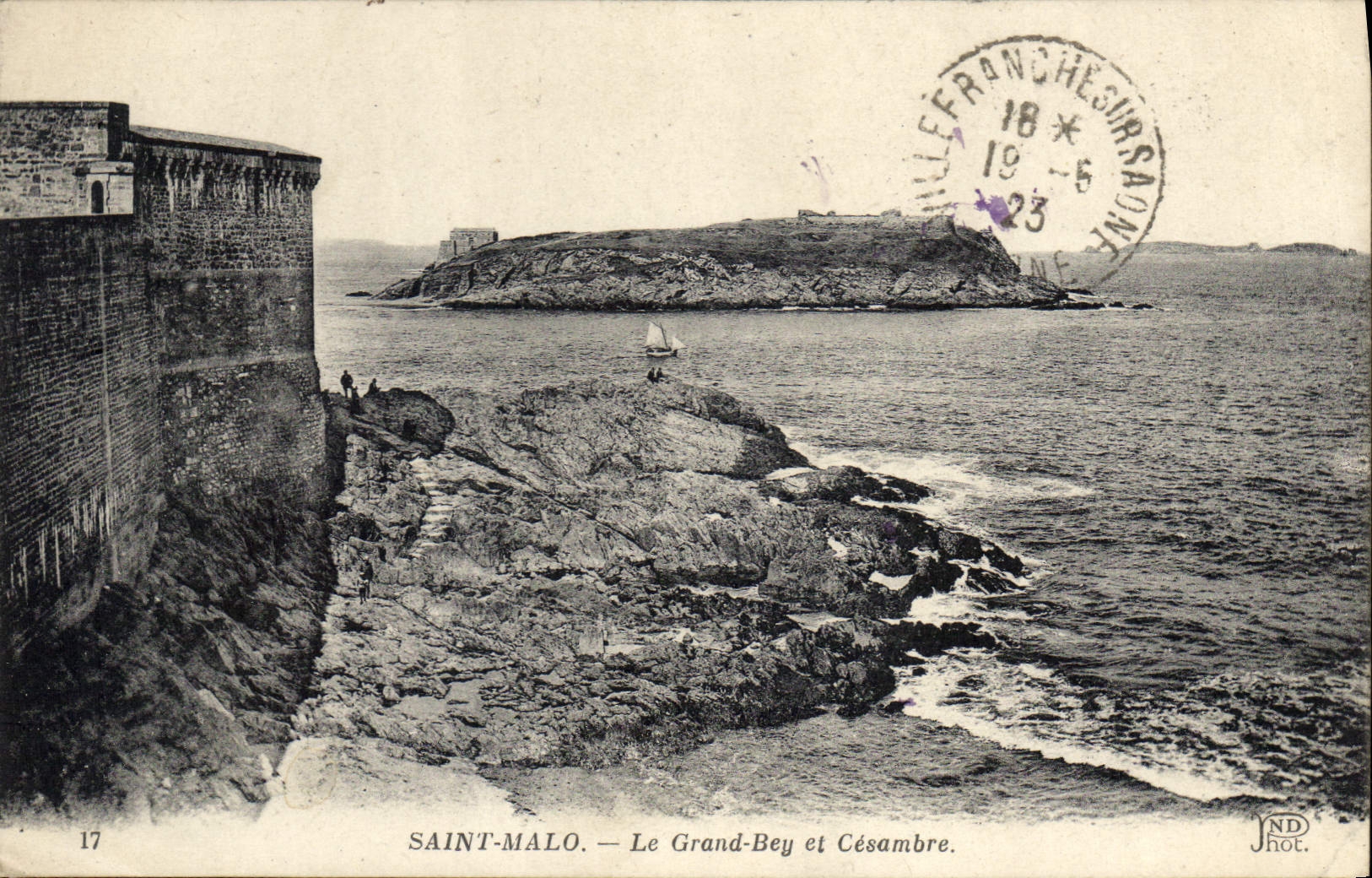 CPA Saint Malo Le Grand Bey et Cesambre 