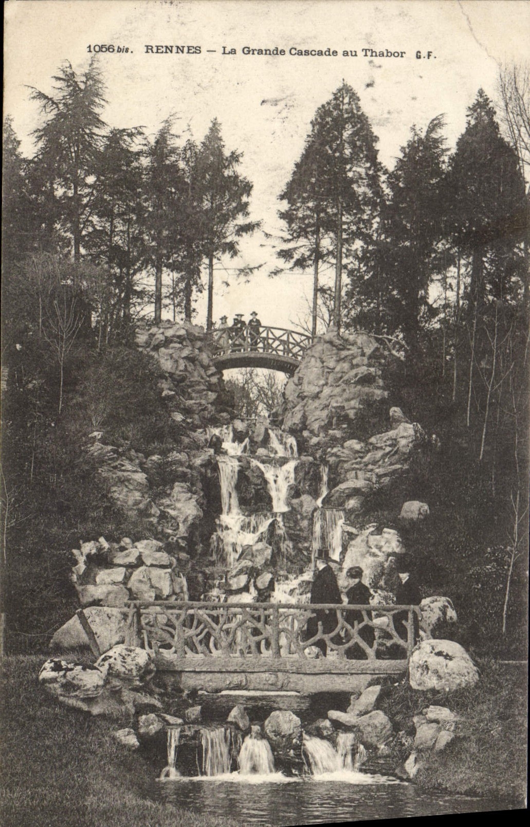 CPA Rennes La Grande Cascade au Thabor 