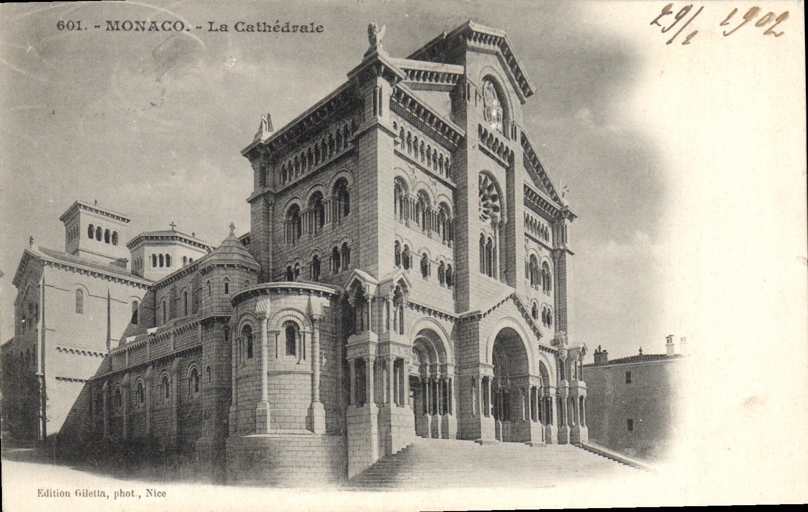 CPA Monaco La Cathedrale 
