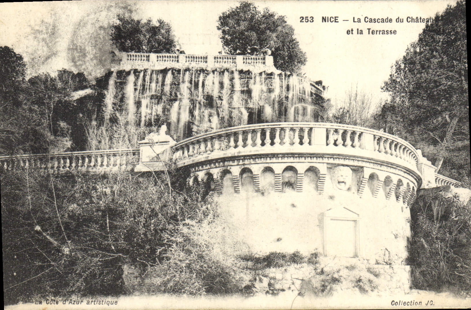 CPA Nice La Cascade du Chateau et la Terrasse 