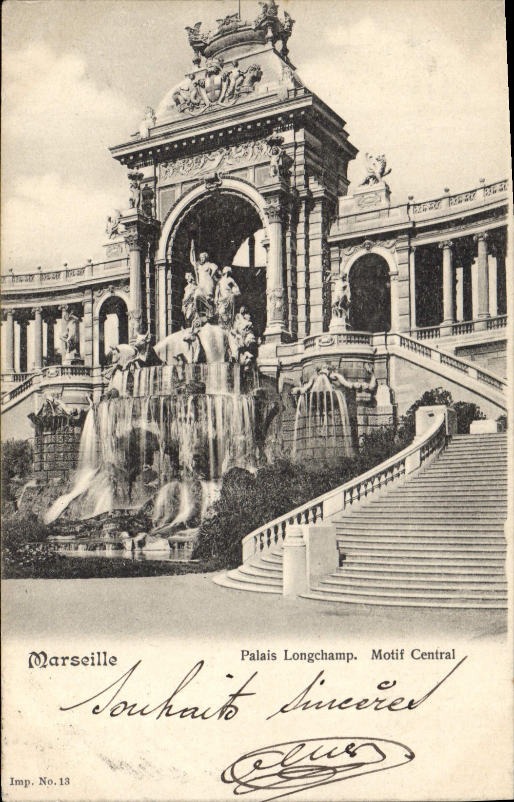 CPA Marseille Palais Longchamp 