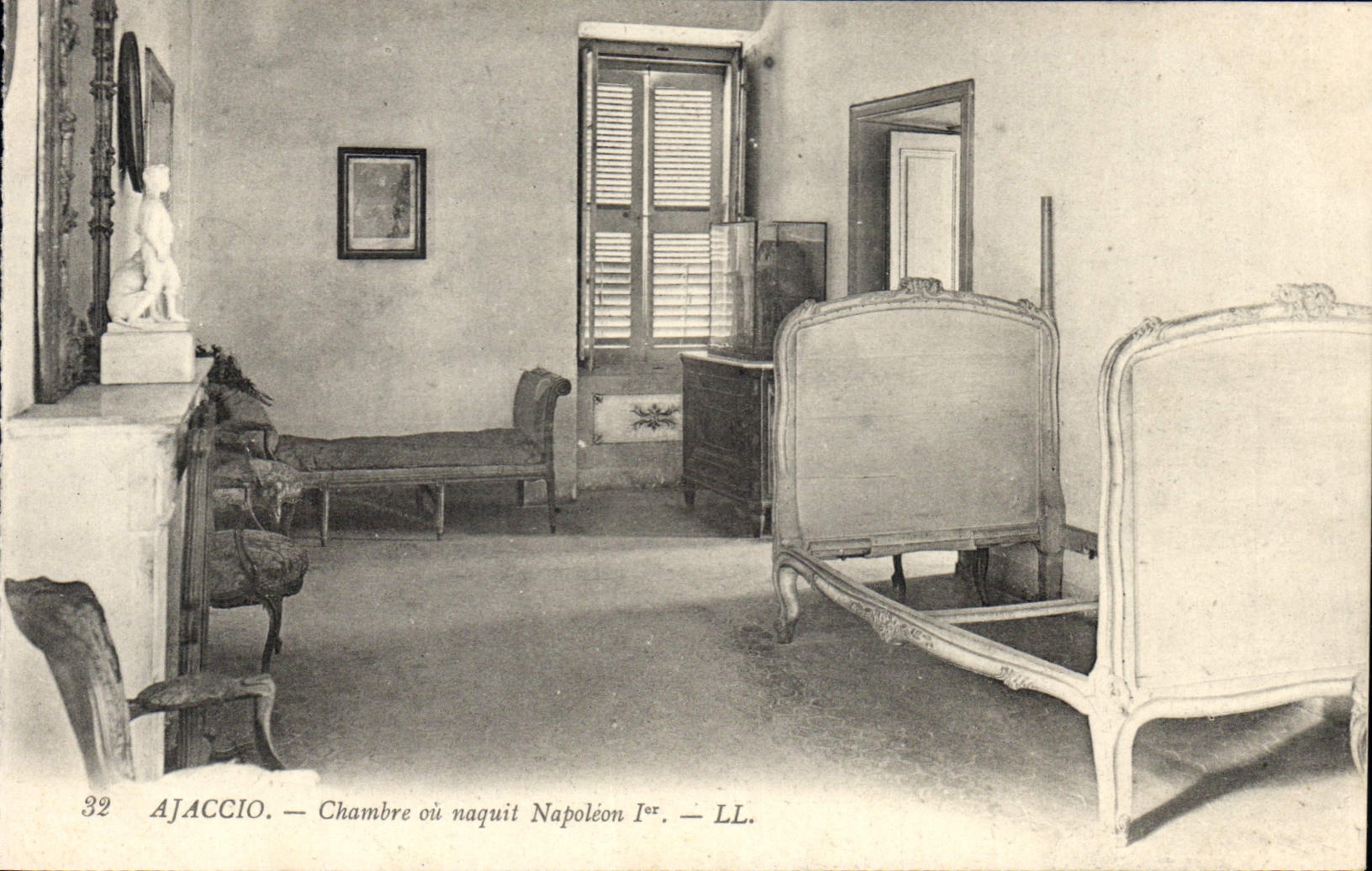 CPA Ajaccio Chambre ou Napoleon I 