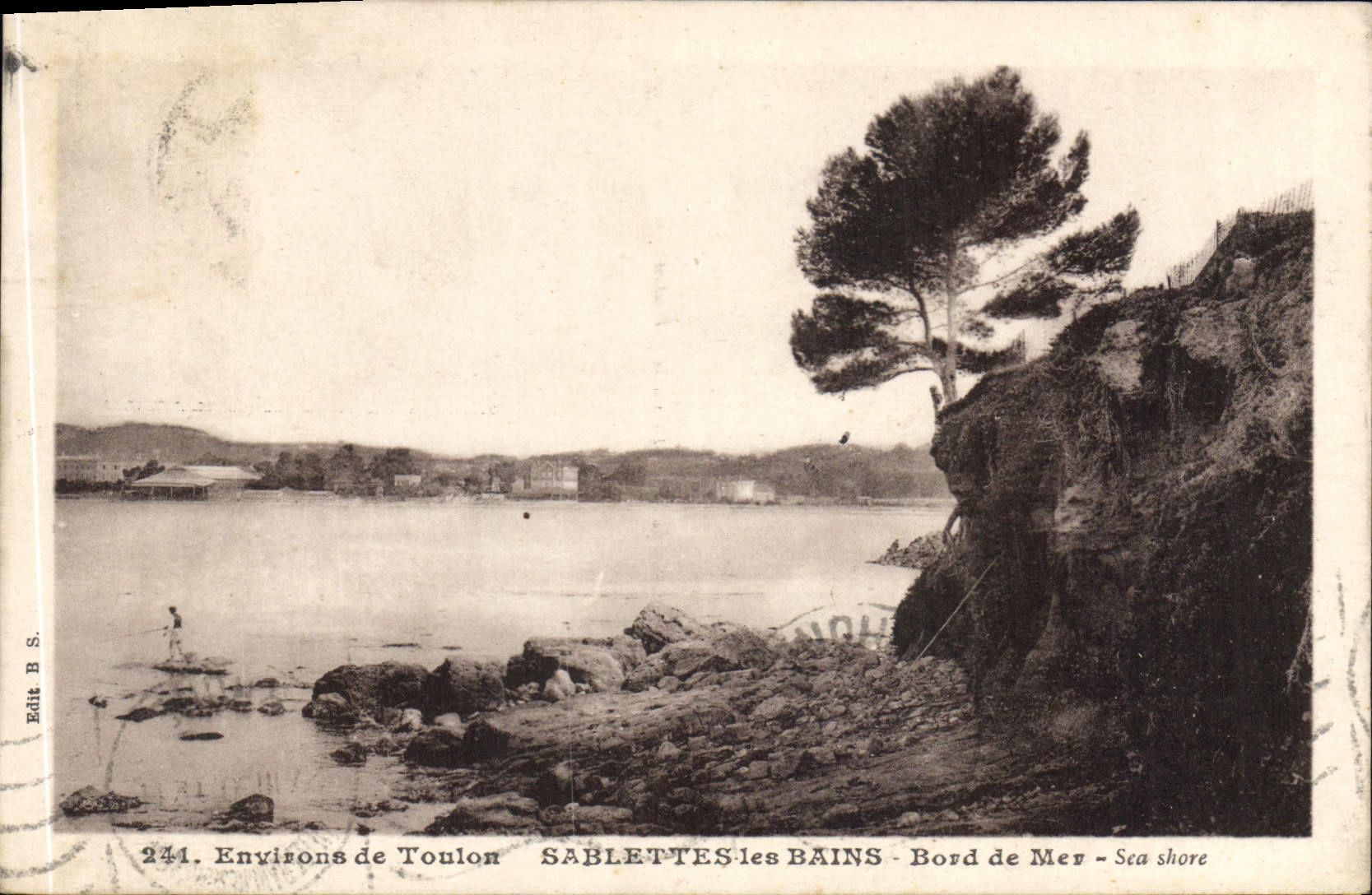 CPA Environs de Toulon Sablettes les Bains Bord de Mer 