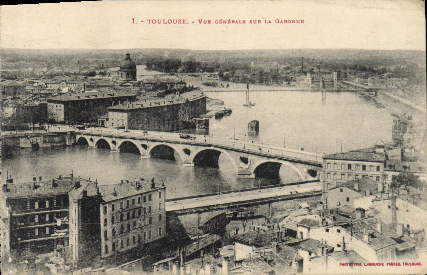 CPA Toulouse Vue generale sur la Gabonne 