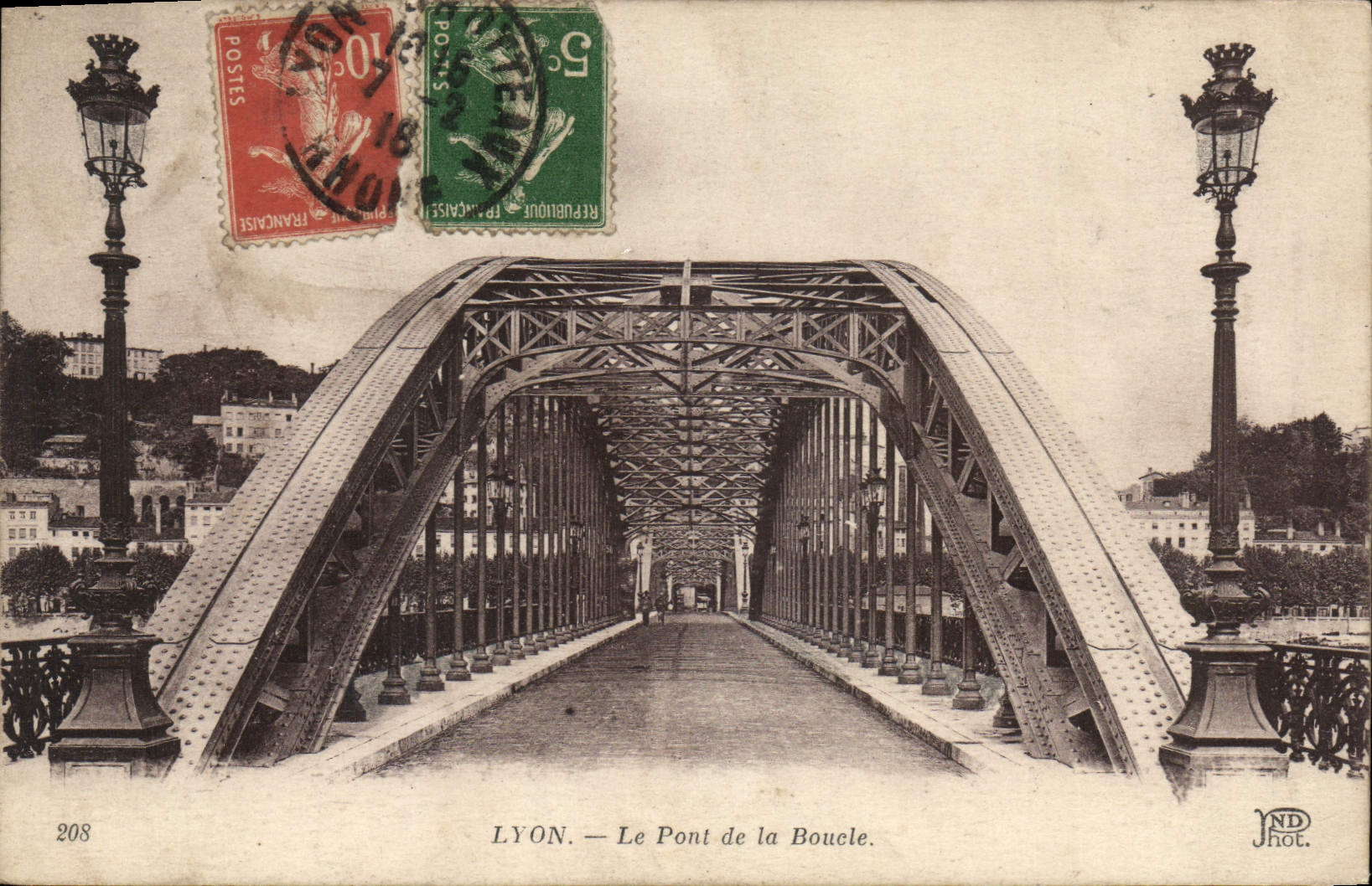 CPA Lyon Le Pont de la Boucle 
