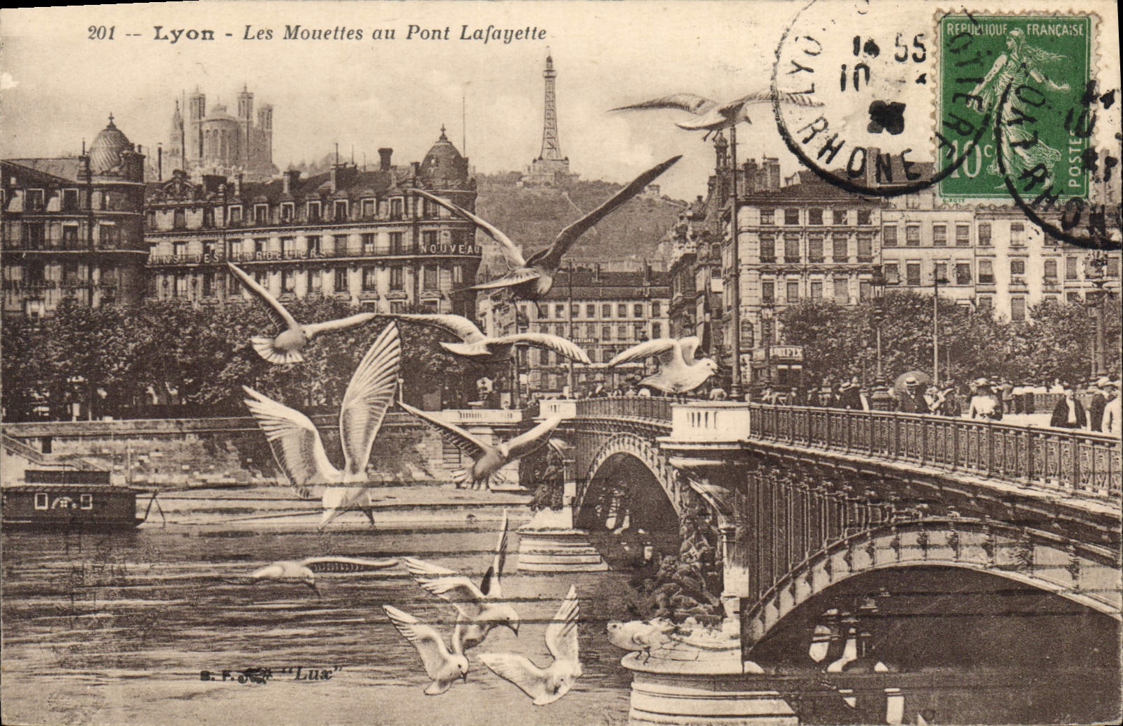 CPA Lyon Les Mouettes au Pont Lafayette 