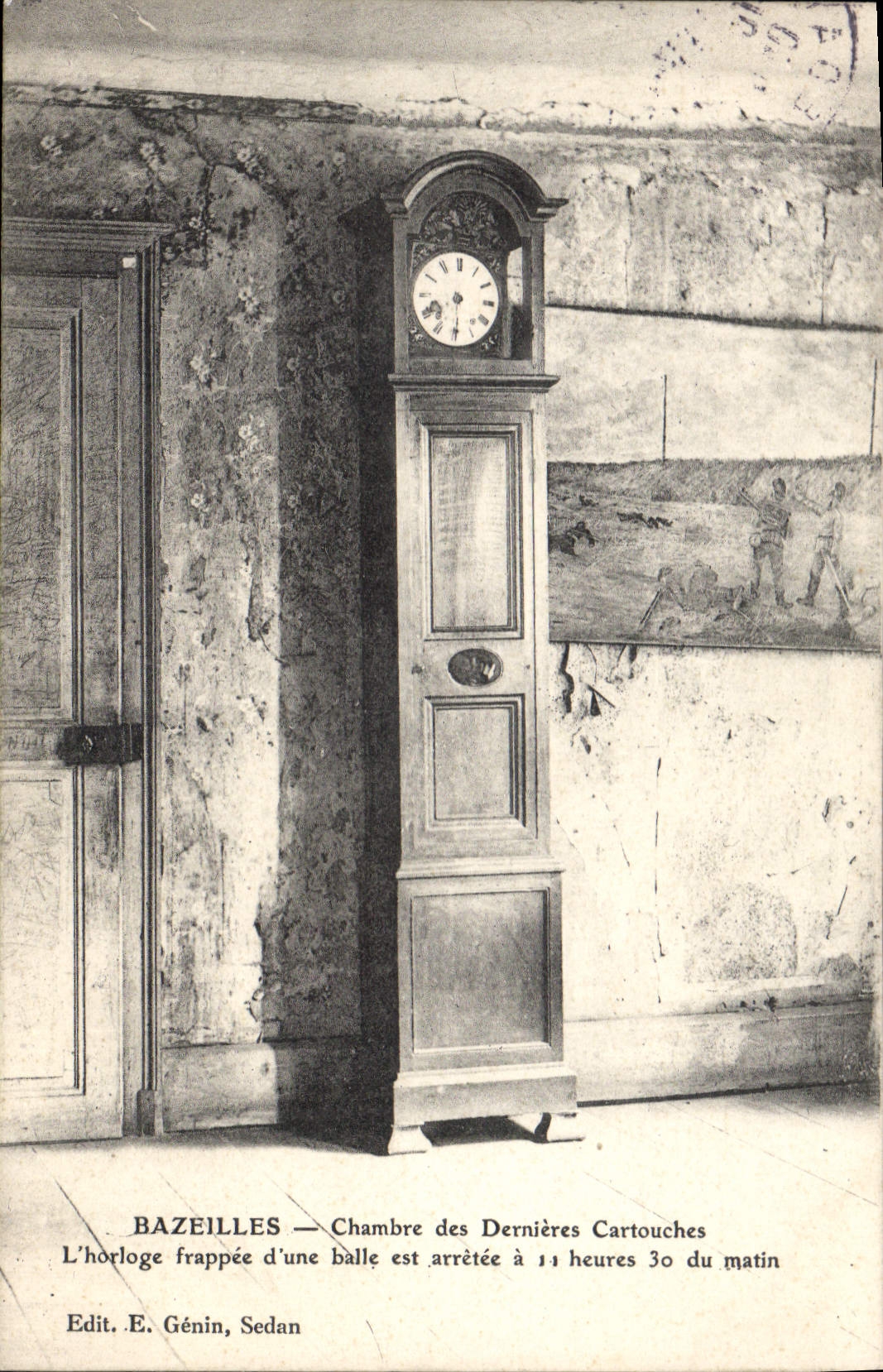 CPA Bazeilles Chambre des Dernieres Cartouches L'Horloge d'une Balle est arretee