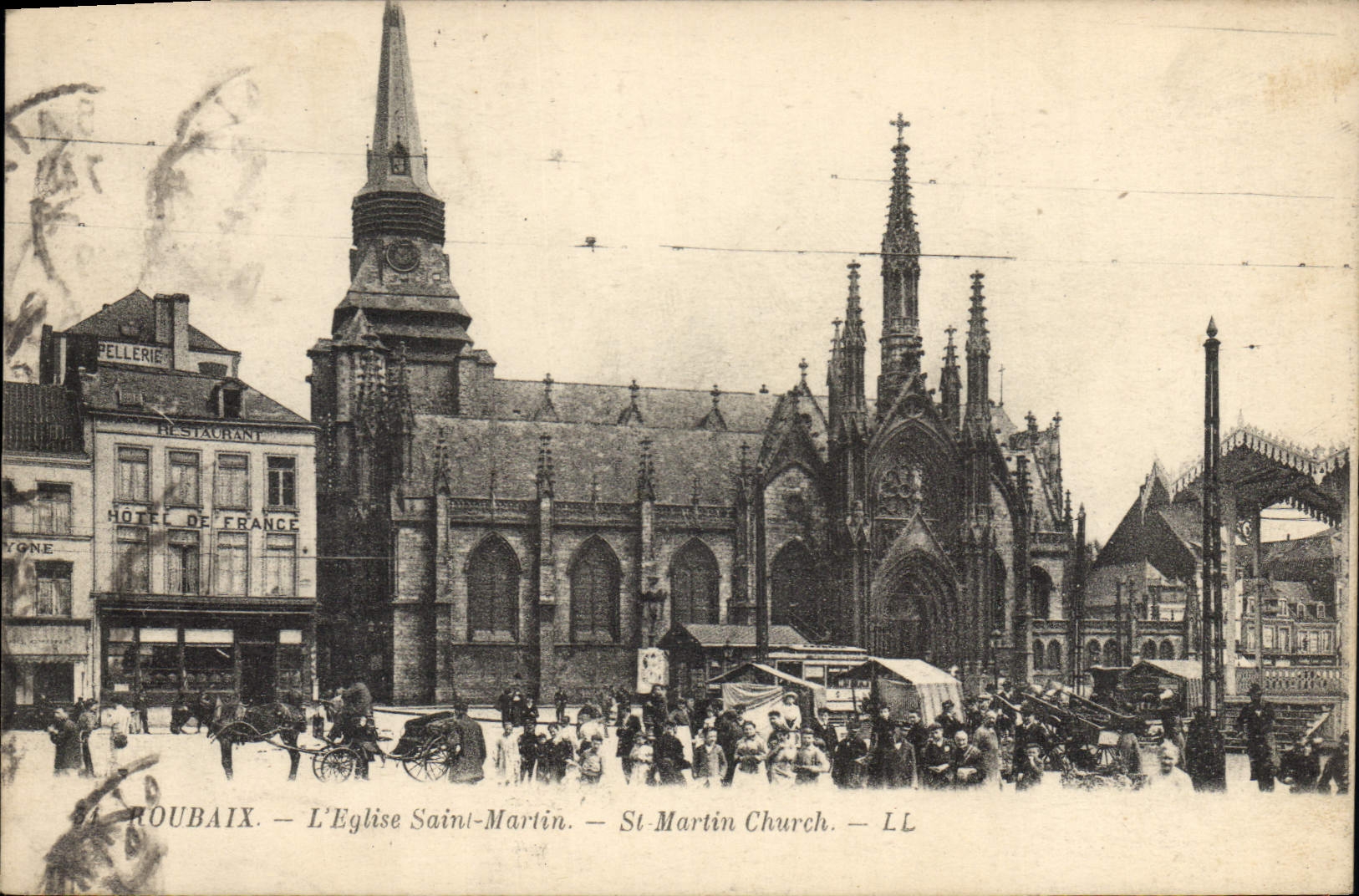 CPA Roubaix L'Eglise Saint Martin 