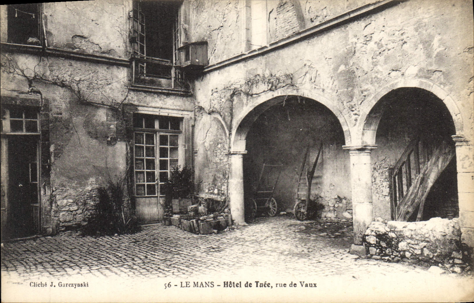 CPA Le Mans Hotel de Taee rue de Vaux 
