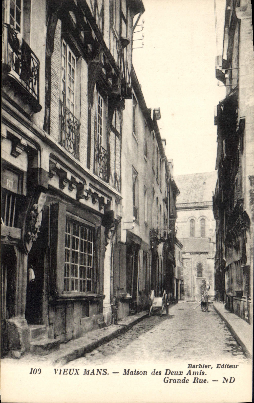 CPA Vieux Mans Maison des Deux Amis Grand Rue 