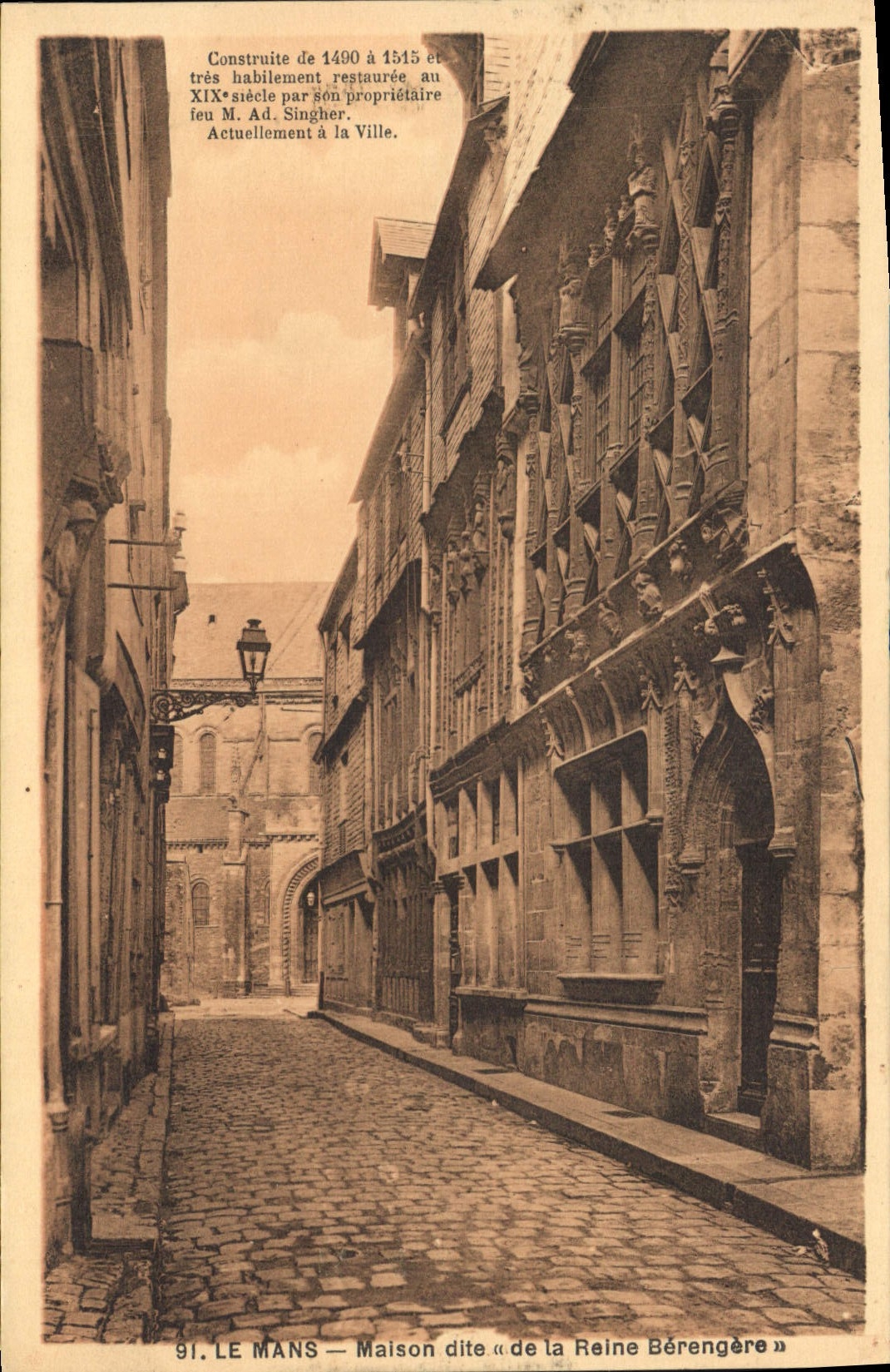 CPA Le Mans Maison dite de la Reine Berengere 