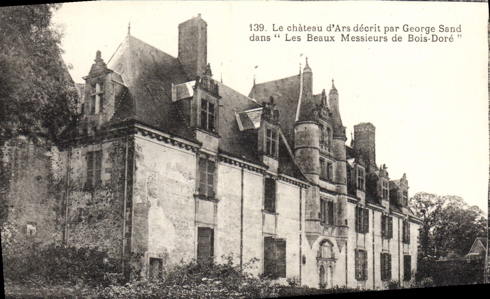 CPA Le Chateau d'Ars decrit par George Sand dans Les Beaux Messieurs de Bois Dore